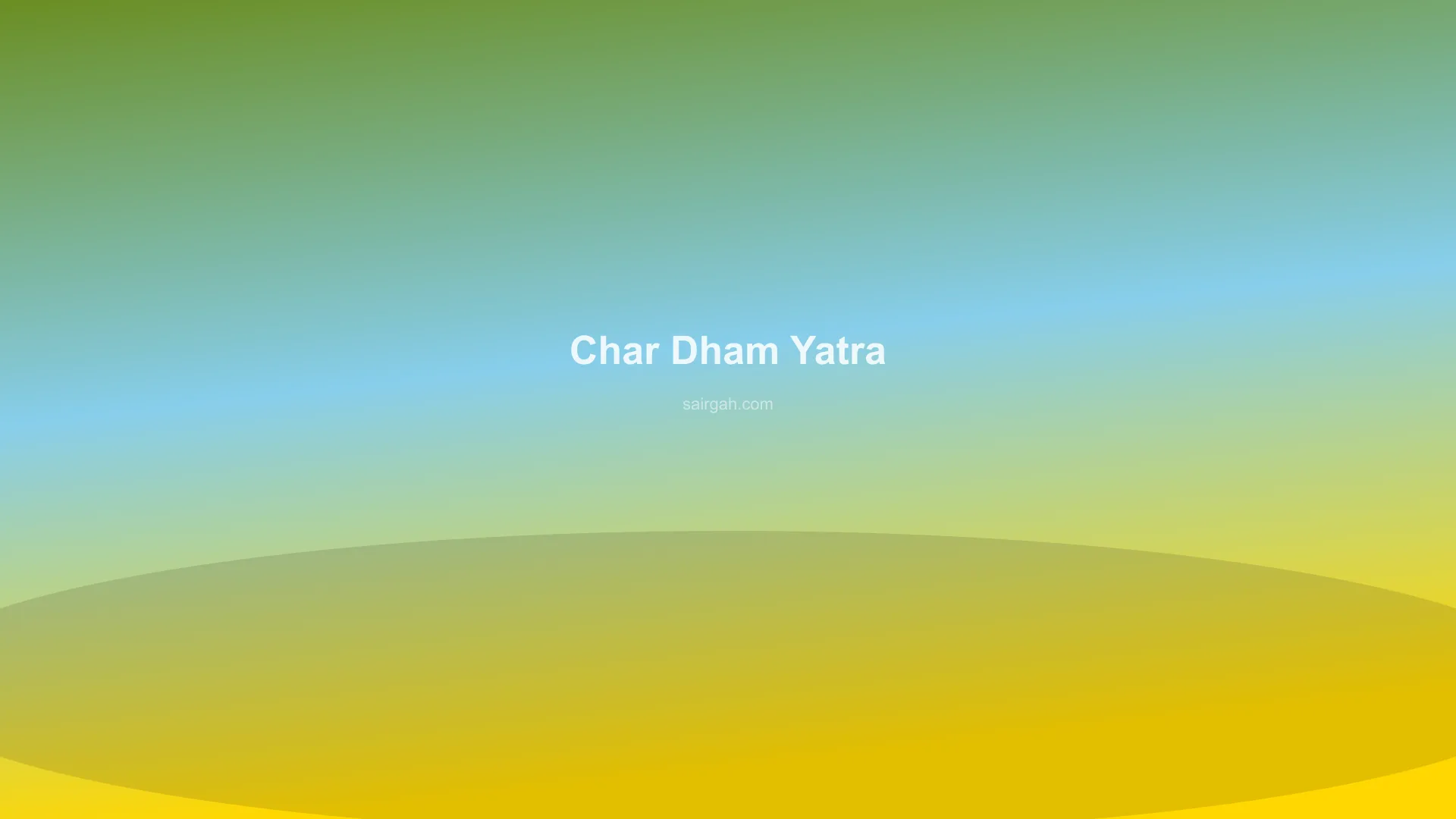 View of Gangotri Temple surrounded by mountains during Sairgah Char Dham Yatra tour