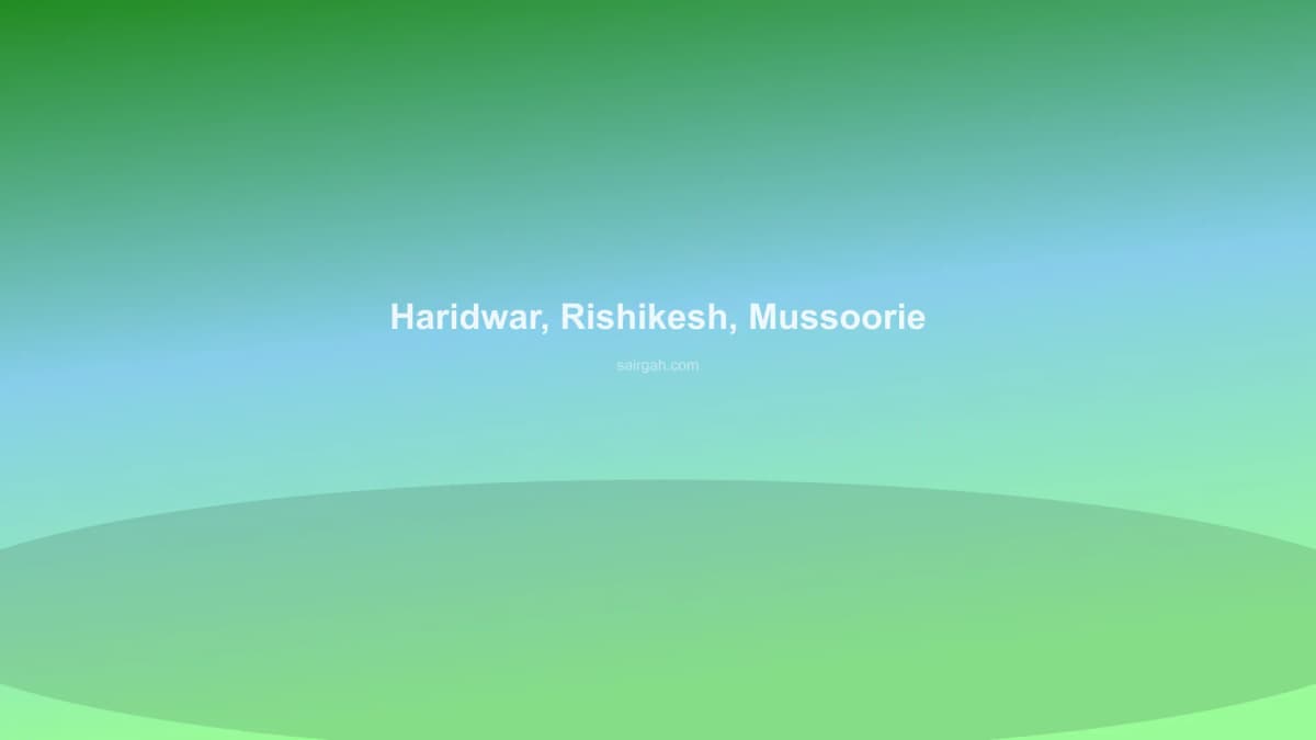 Family watching the evening Ganga Aarti at Har Ki Pauri during Sairgah Uttarakhand Retreat