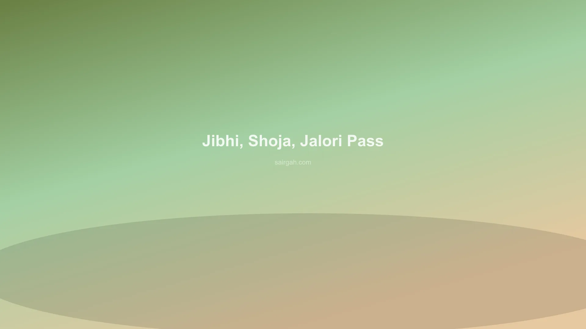 Jibhi, Shoja, Jalori Pass — photo 2