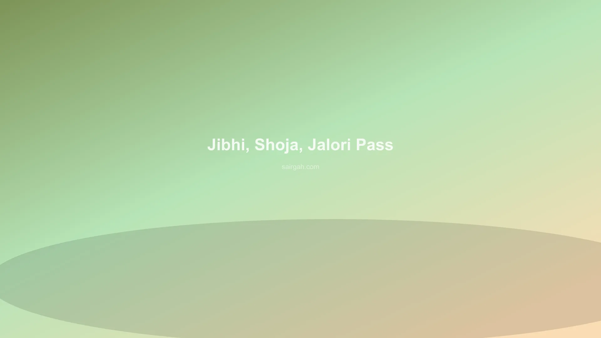 Jibhi, Shoja, Jalori Pass — photo 3