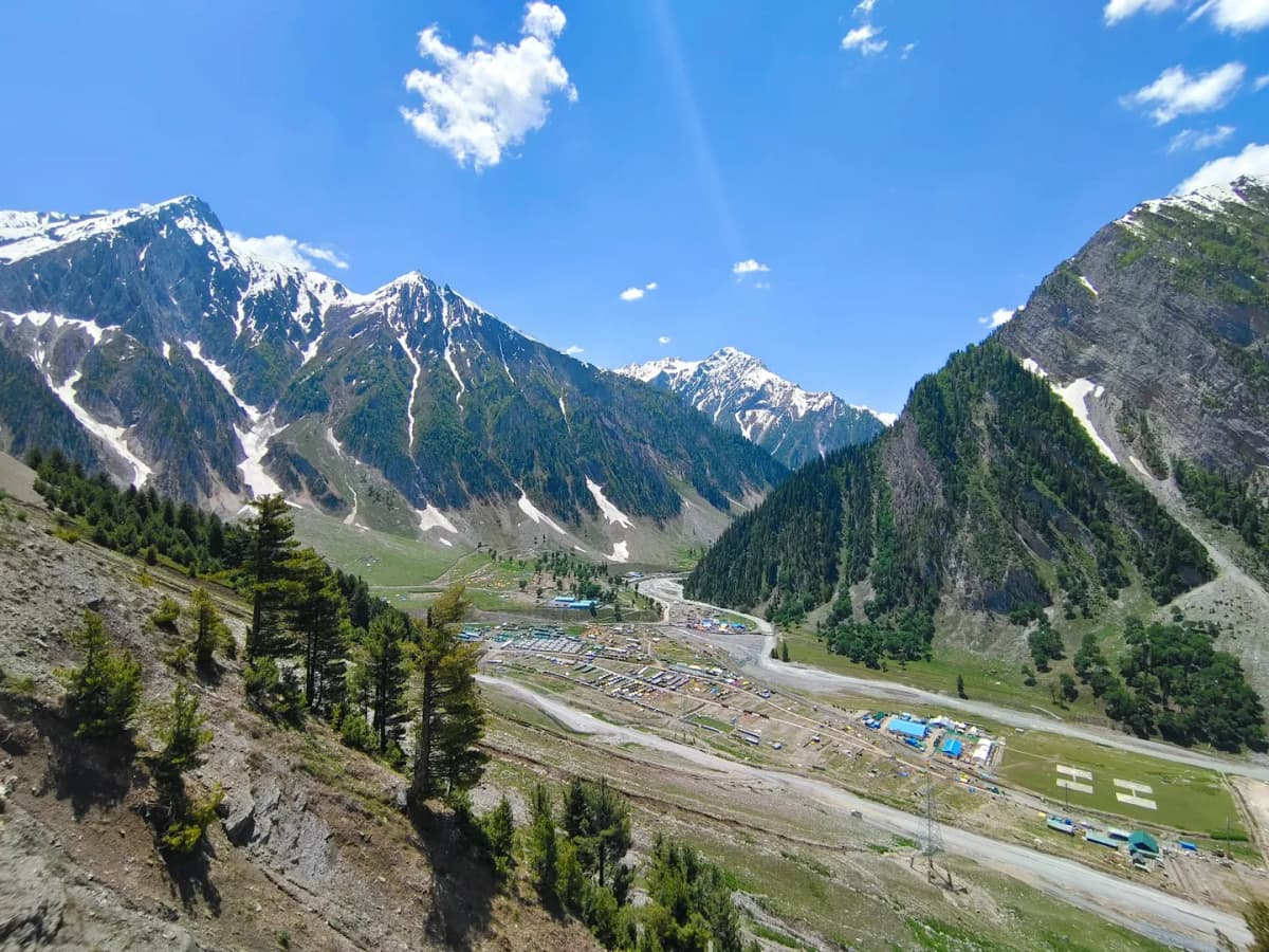 Amarnath Yatra 2026 — Helicopter & Trek Cab Packages — pilgrimage route