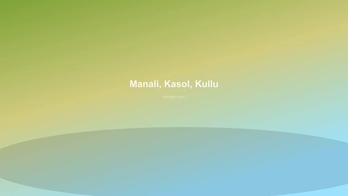 Manali, Rohtang Pass/Solang, Kasol, Kullu — photo 2