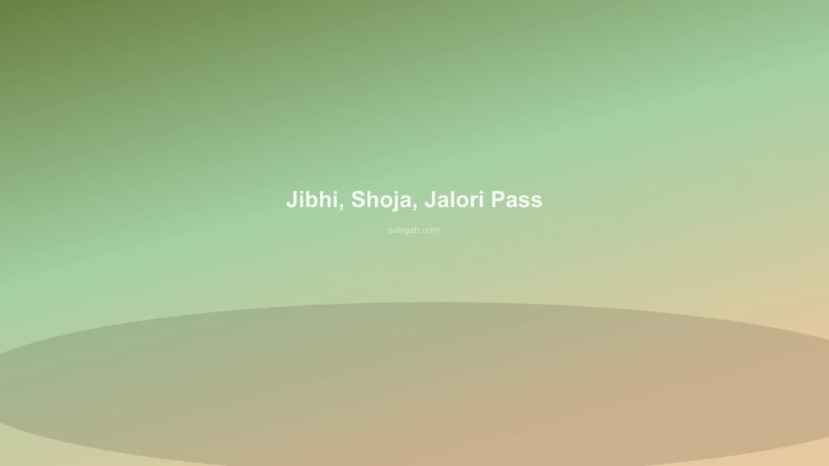 Jibhi, Shoja, Jalori Pass — photo 2