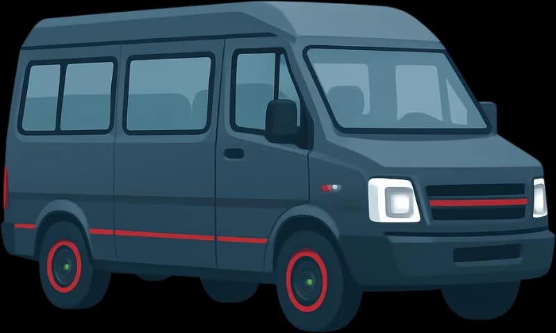 Tempo Traveller (12-seater) — 12+1-seater Tempo